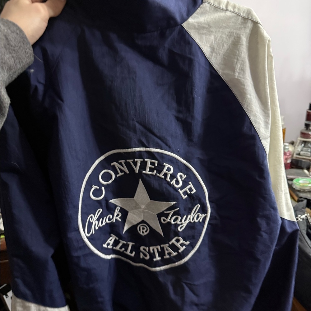Converse Navy and White Chuck Taylor Jacket